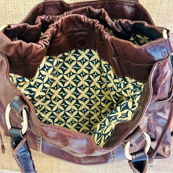 Sigrid Olsen Brown Lamb Leather Large Tote Bag - Picture 8 of 14